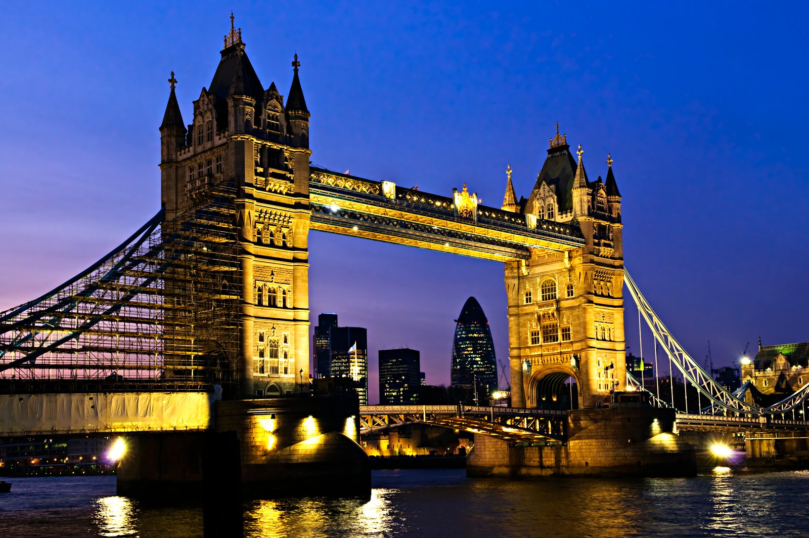 Tower Bridge Lift Bridge Which Is An Icon Of The London City 