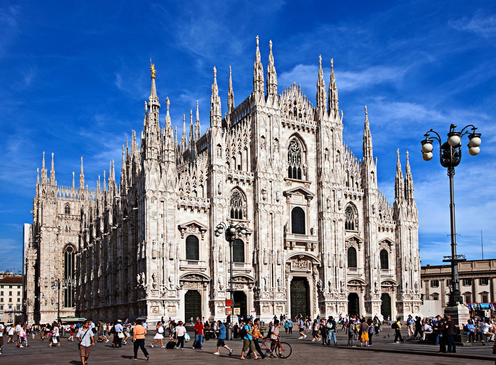 Milan Cathedral Duomo Di Milano The Most Popular Tourist Milan Cathedral Duomo Di Milano The Most Popular Tourist