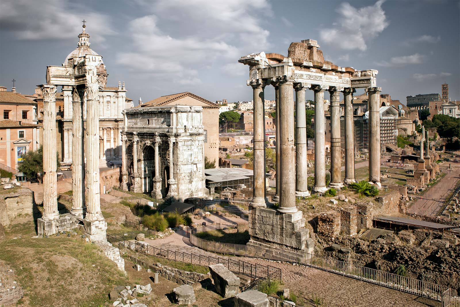 roman-forum-the-debris-collection-of-ancient-buildings-in-rome