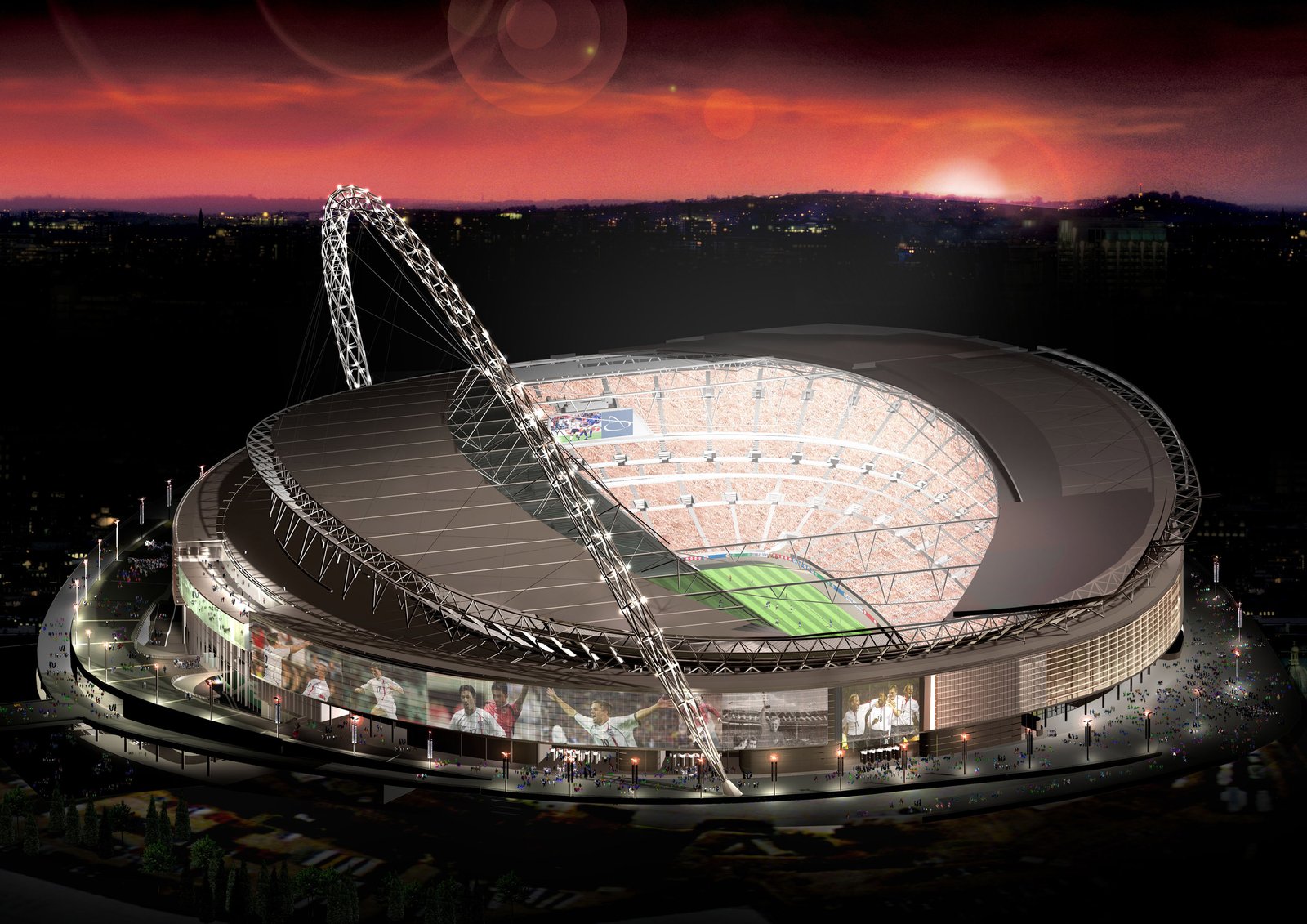 Wembley Stadium, The Headquarters of The English National Team