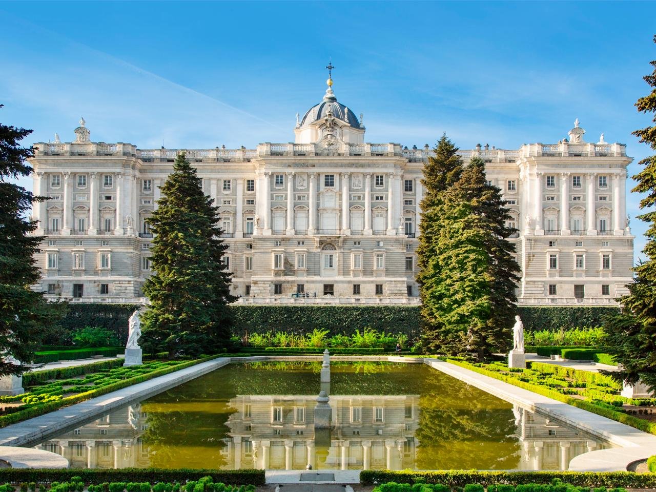 Royal Palace Of Madrid One Of The Largest And Most Beautiful Castles In Europe