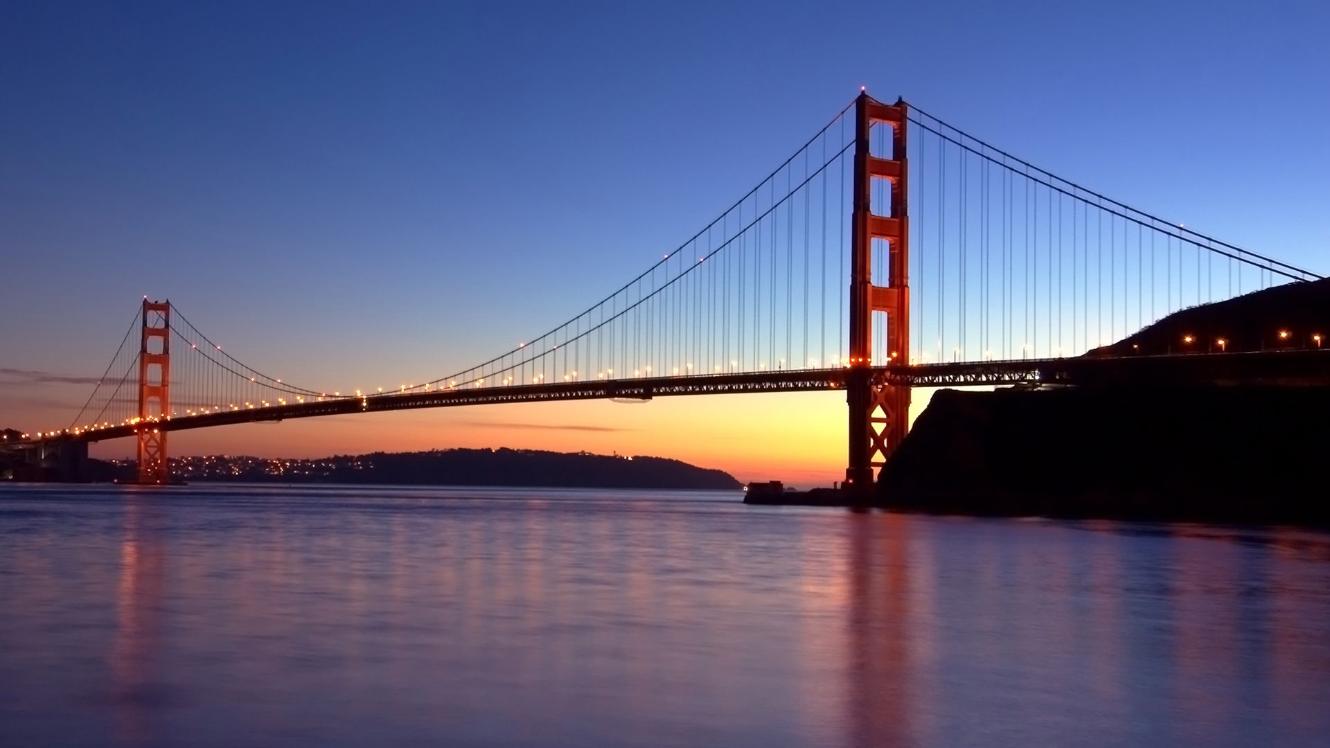 Сан-Франциско мост огни бесплатно