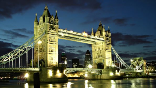 Tower Bridge, Lift Bridge Which is An Icon of The London City ...