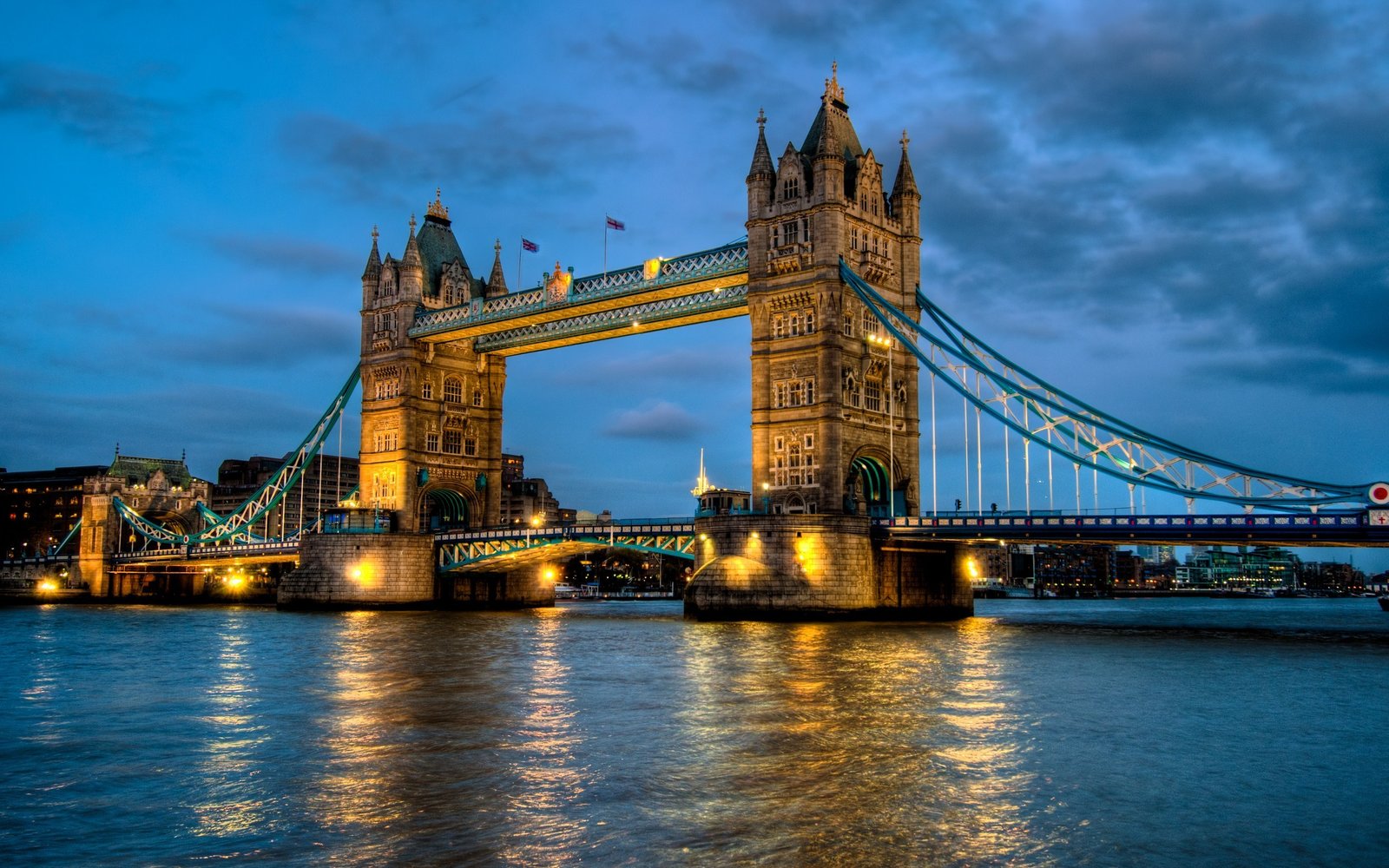 Tower Bridge, Lift Bridge Which is An Icon of The London City