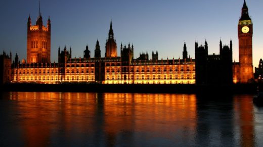 Houses of Parliament At Night Photo