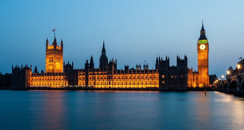 Houses of Parliament, English Parliament Building with ...