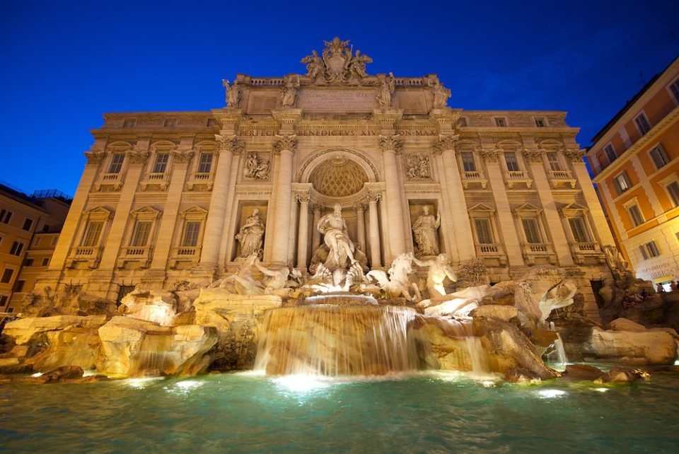Trevi Fountain and The Mith of Throw A Coin