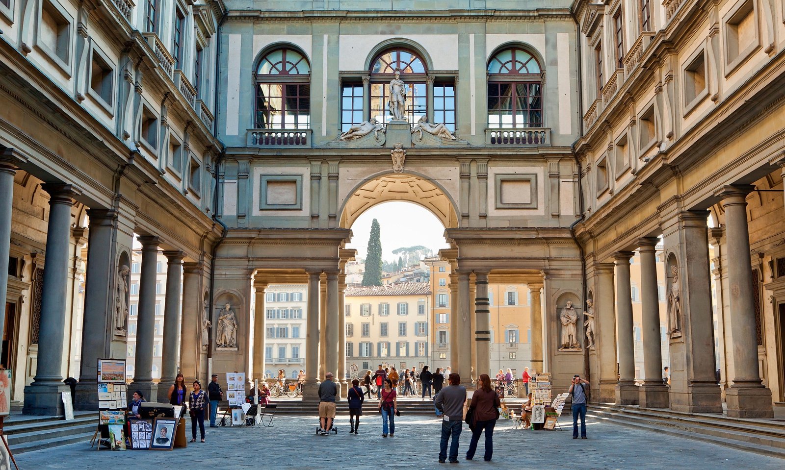 Uffizi Gallery The Oldest Art Museum In Florence Traveldigg Com   Uffizi Gallery Exterior Photo 