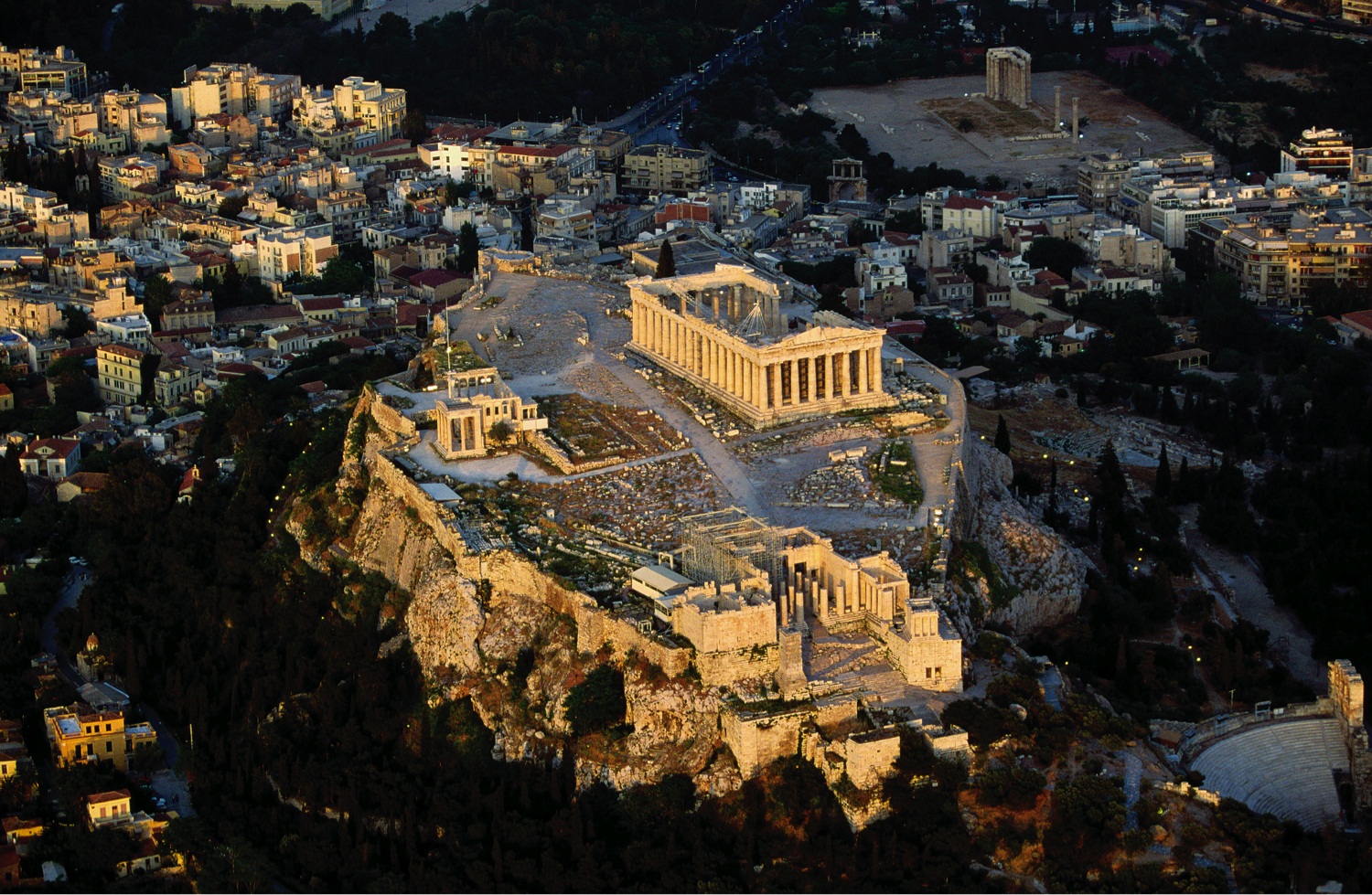visit acropolis at night