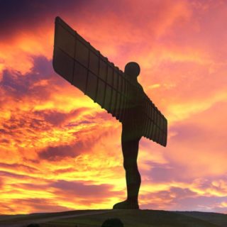 Angel of The North Sunset