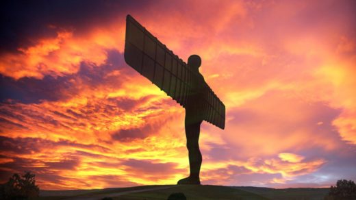 Angel of The North Sunset