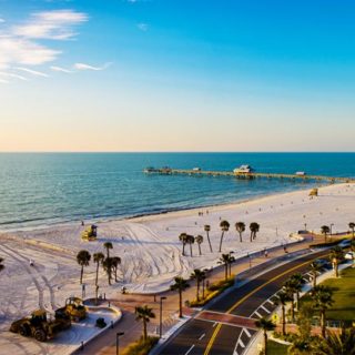 Clearwater Beach Coastline Florida, United States
