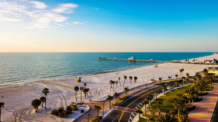 Clearwater Beach Coastline Florida, United States