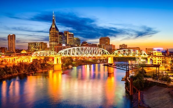 Nashville At Night Photo