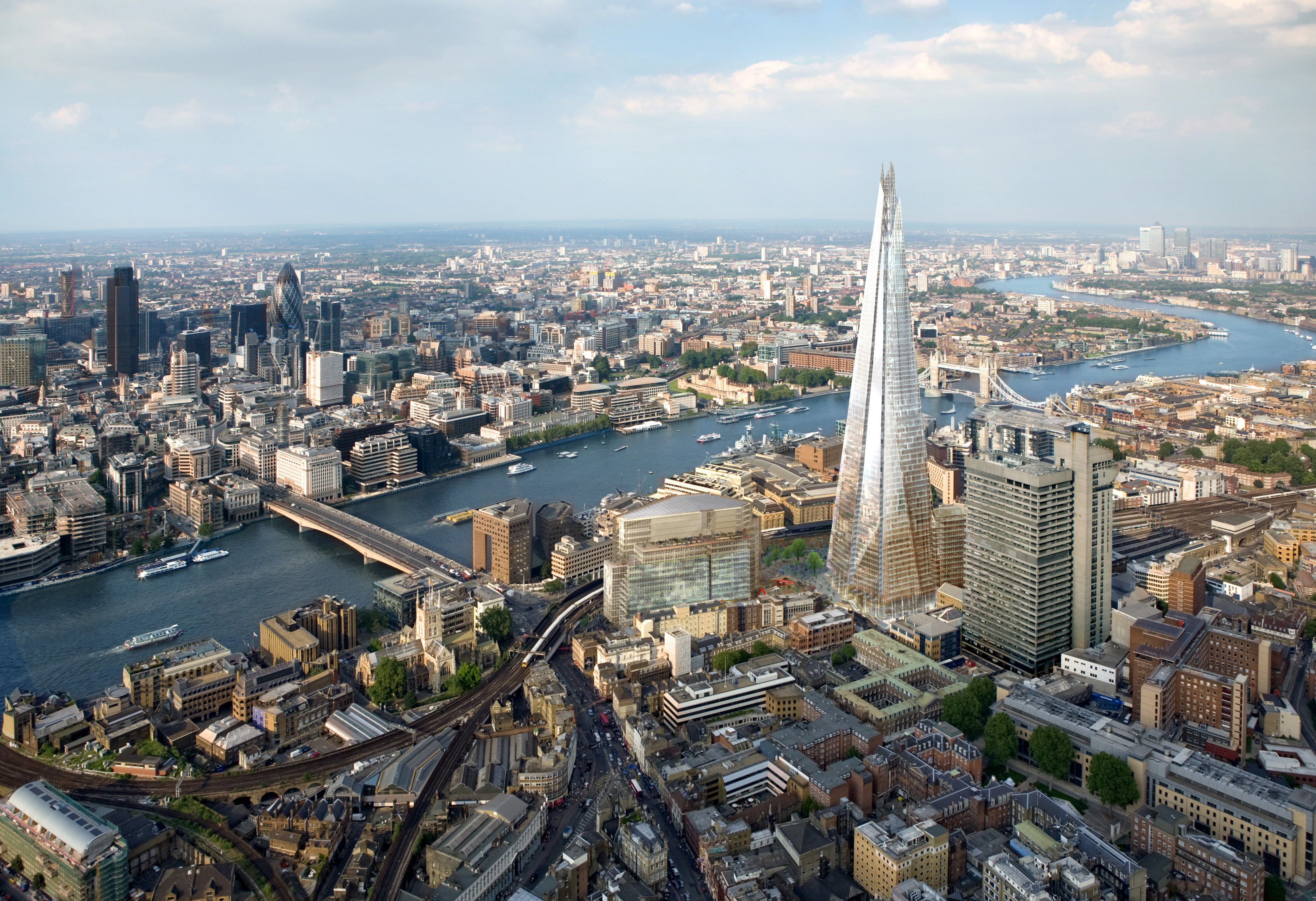 how to visit shard london