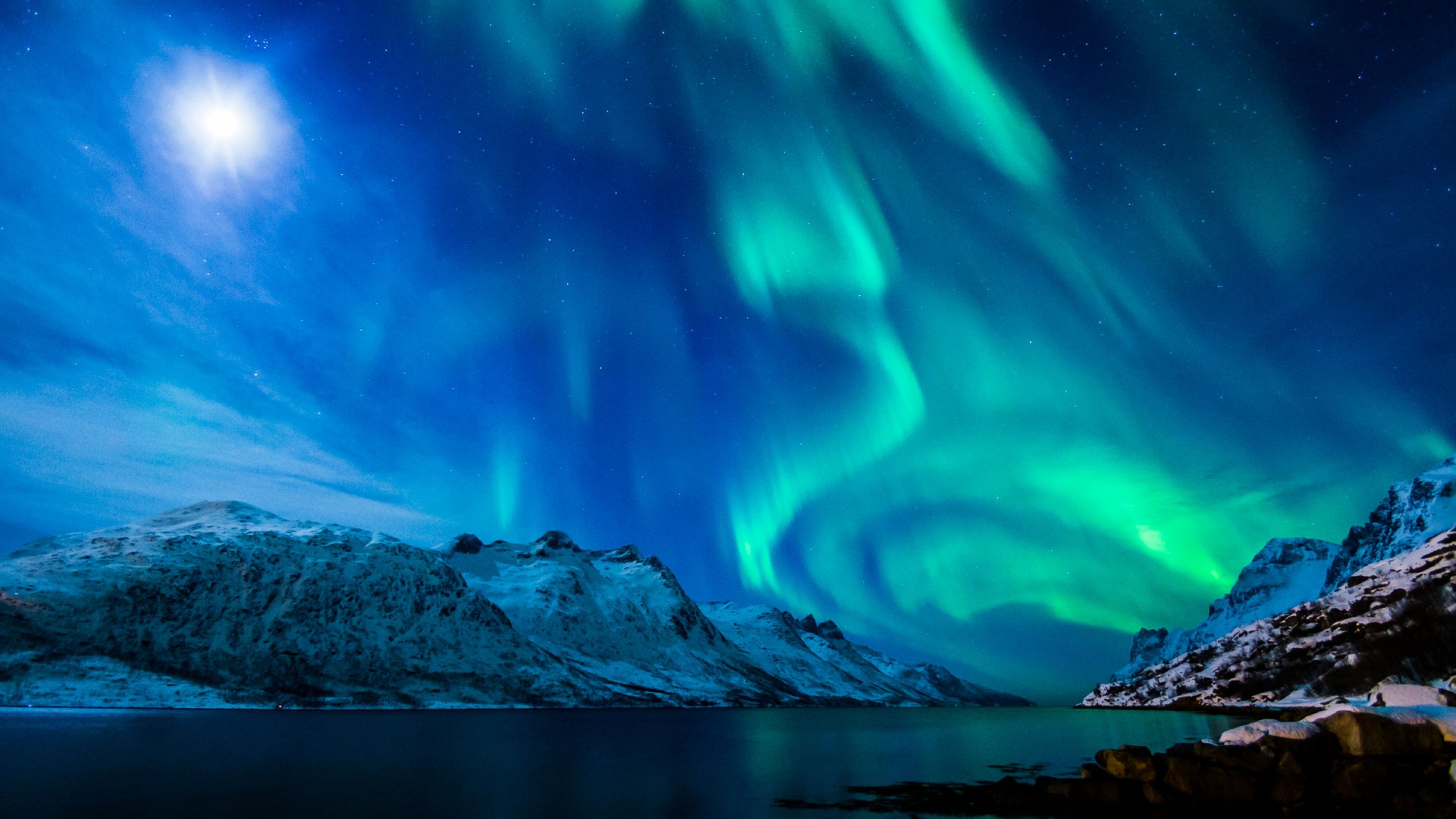 Aurora Borealis, The Wonderful Light in The North Pole's Sky
