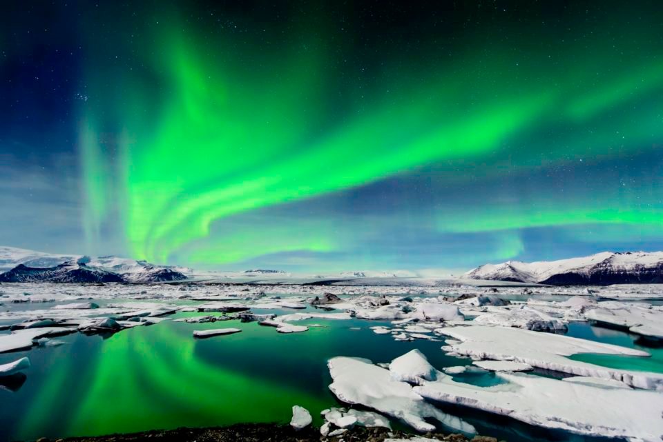 Aurora Borealis, The Wonderful Light in The North Pole's Sky