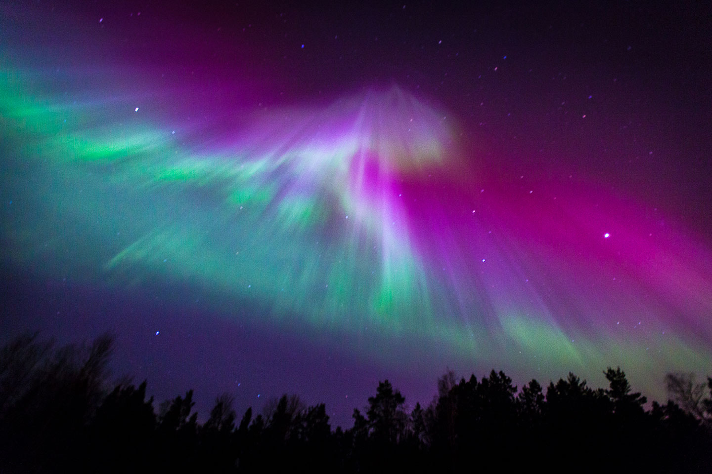 Aurora Borealis, The Wonderful Light in The North Poleâ€™s Sky.