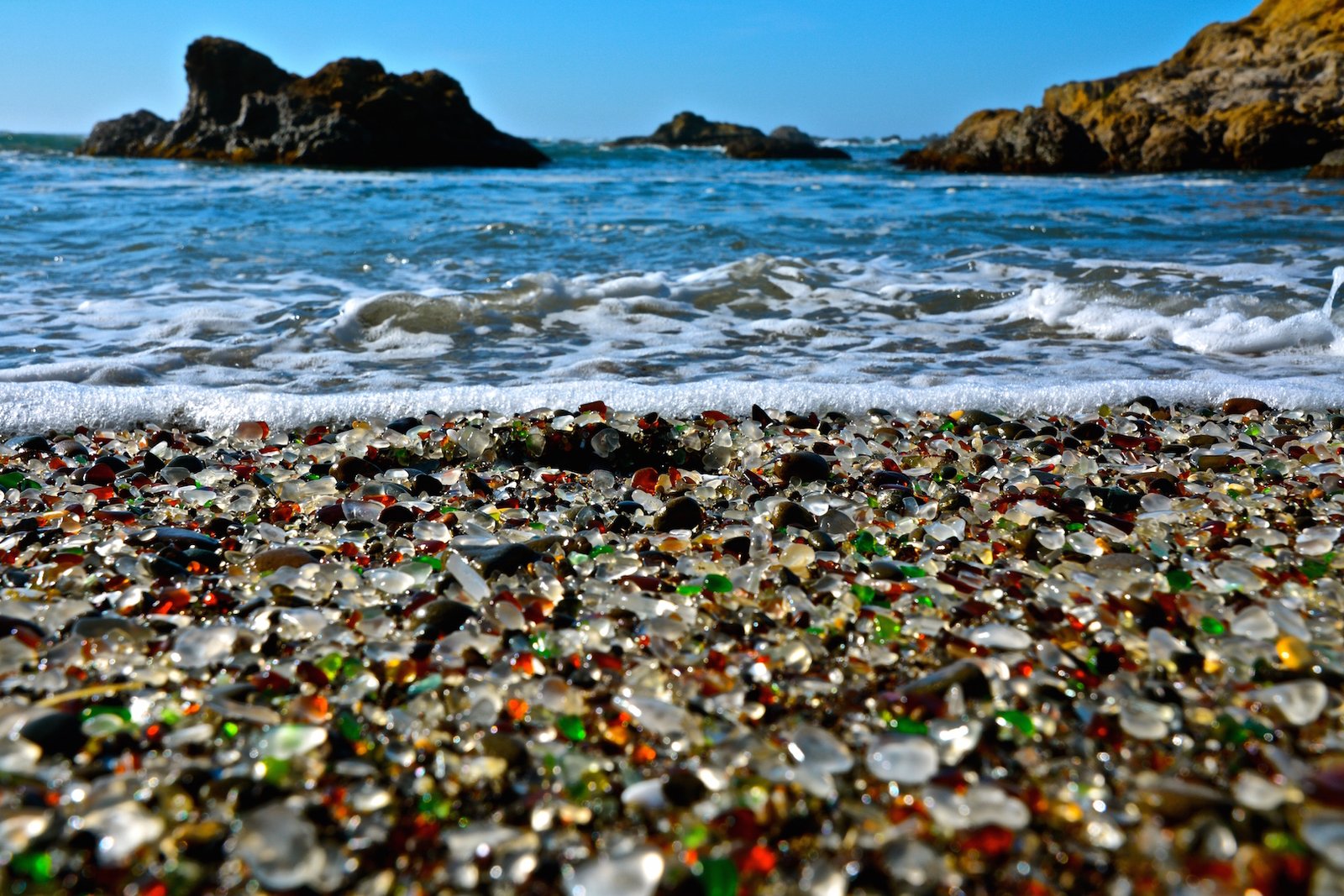 Glass Beach California Photo.