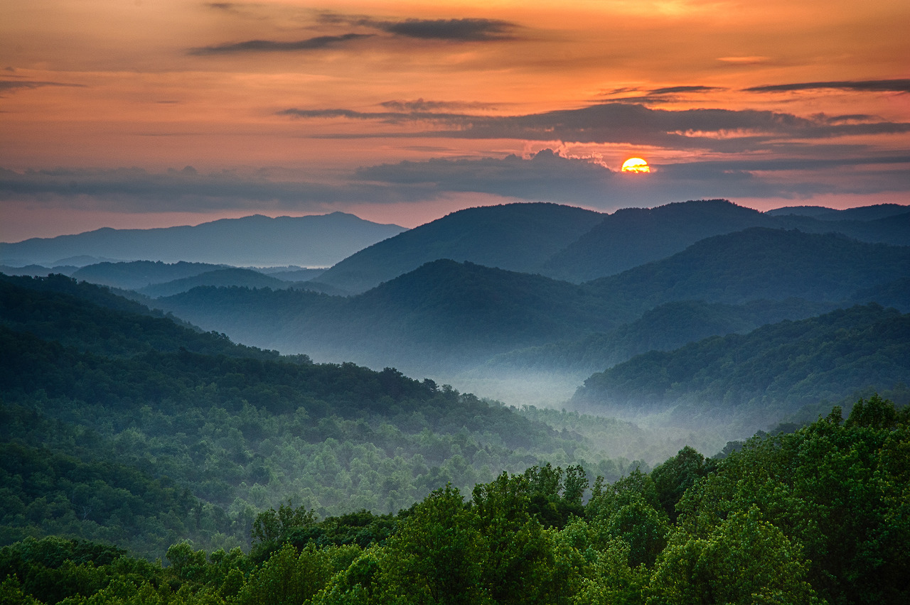 Great Smoky Mountains National Park, Tennessee, USA.