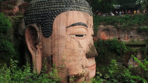 Leshan Giant Buddha Head Statue