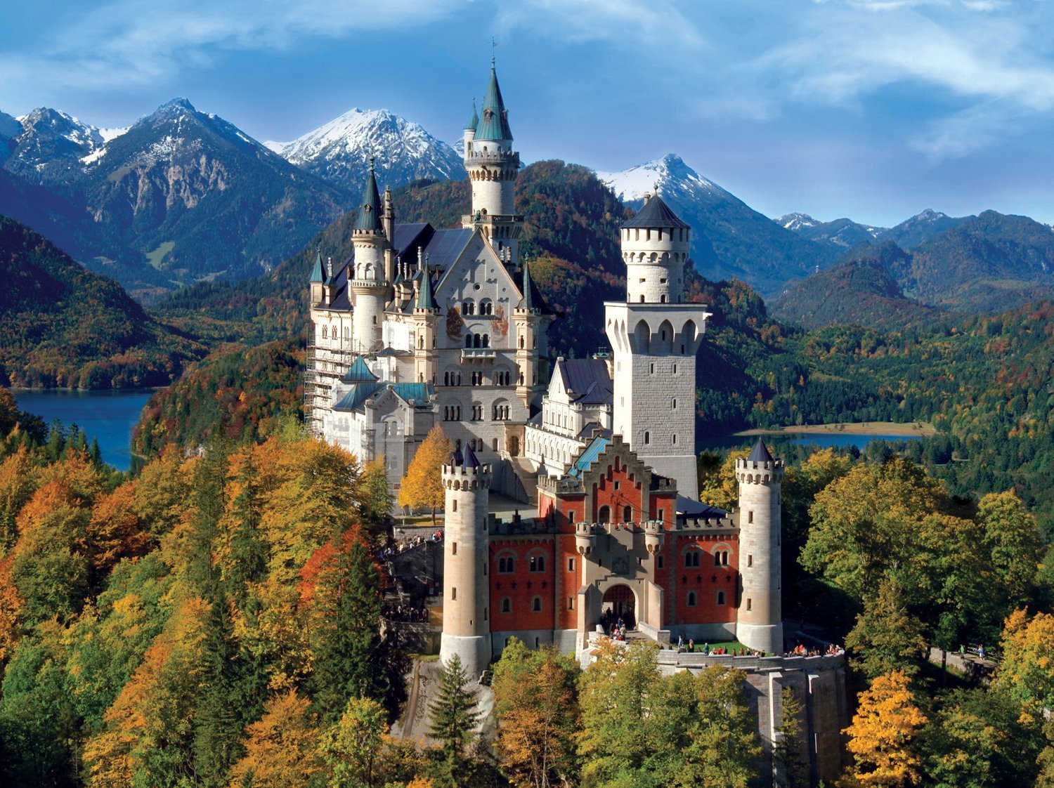 Schloss Neuschwanstein In Bayern Schloss Neuschwanstein In Bayern
