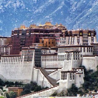 Potala Palace Tibet At Winter
