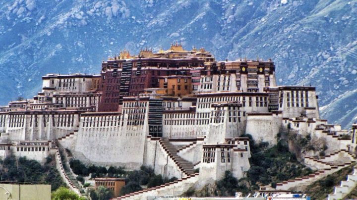 Potala Palace Tibet At Winter