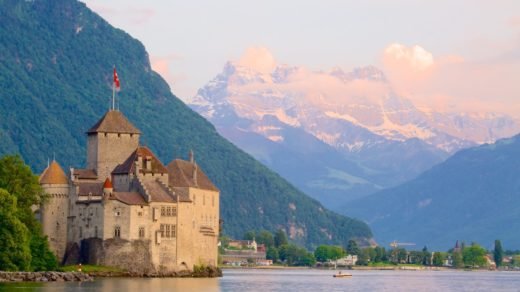 Chateau De Chillon Panorama